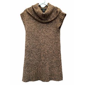 Nine West Jeans Women’s Brown Cowl Neck sweater dress size Large